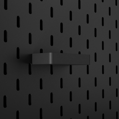 SKÅDIS Tray – Black – angled left view