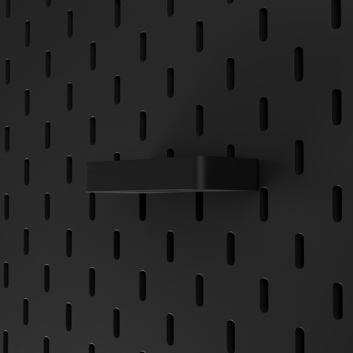 SKÅDIS Tray – Black – angled right view