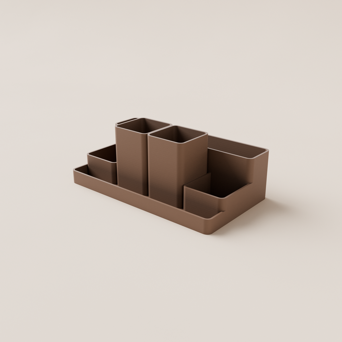 Desk Organizer – Brown – hero view