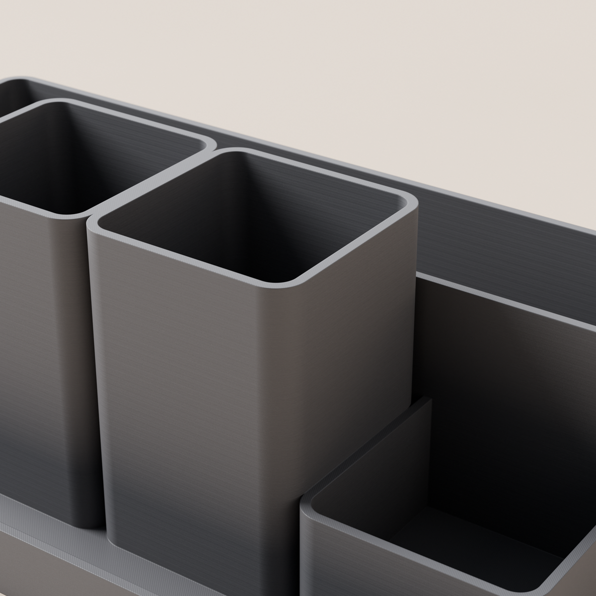 Desk Organizer – Grey – detail view