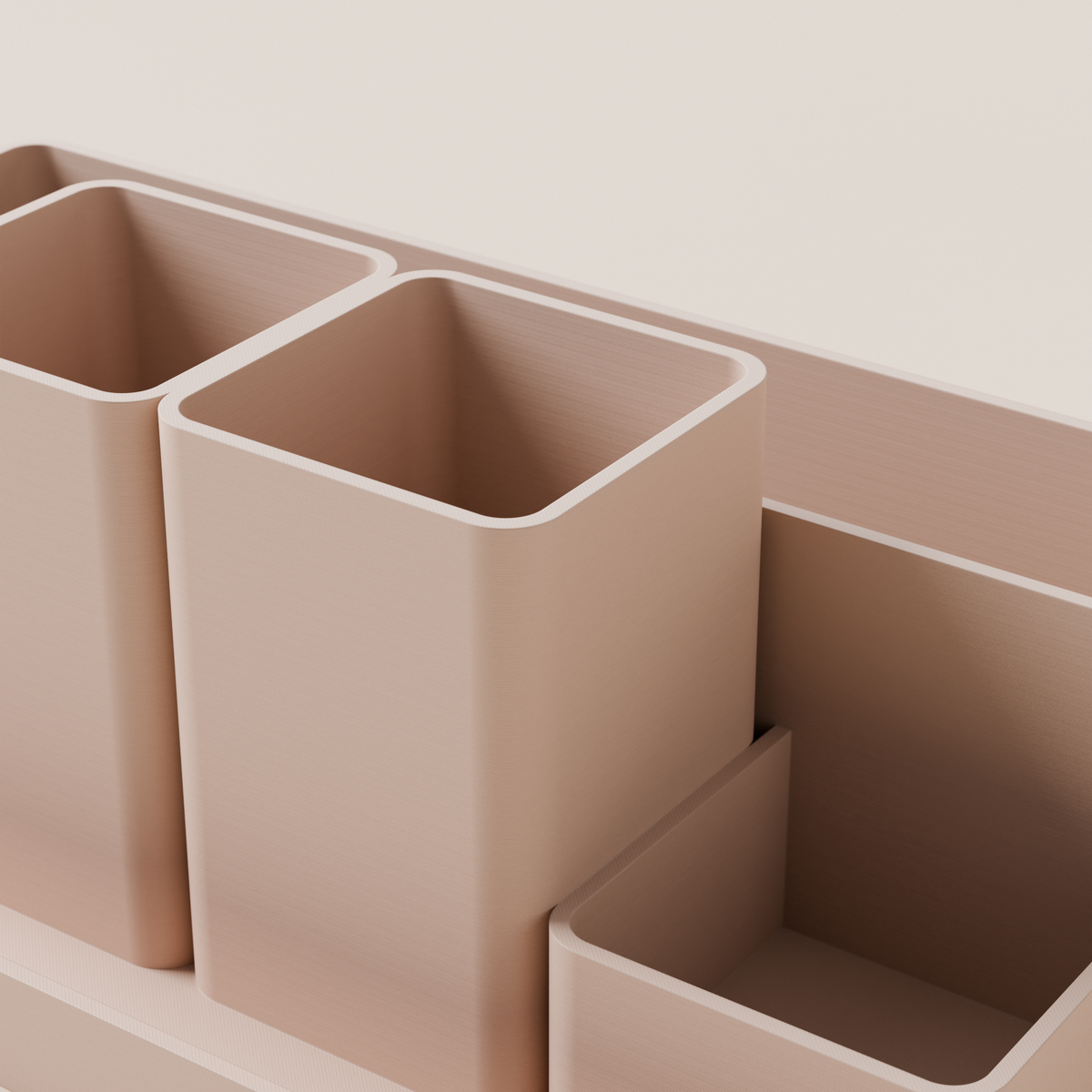 Desk Organizer – Latte – detail view