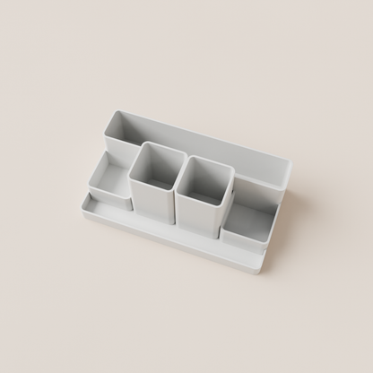Desk Organizer – White – top view