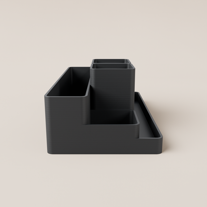 Desk Organizer – Black – side view