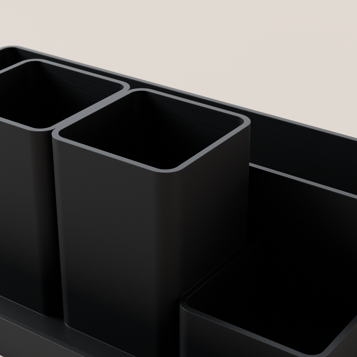 Desk Organizer – Black – detail view