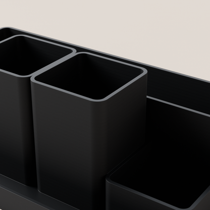 Desk Organizer – Black – detail view