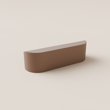 USB Flash Drive Holder – Brown – rear view