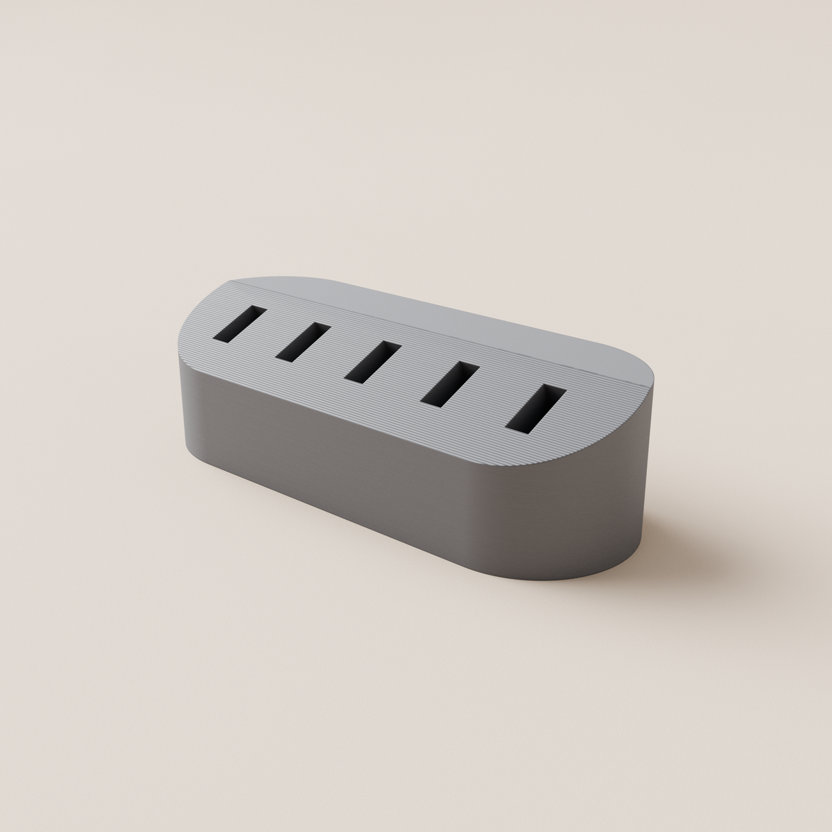 USB Flash Drive Holder – Grey – hero view