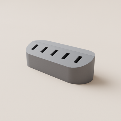 USB Flash Drive Holder – Grey – hero view