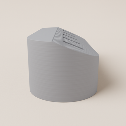 USB Flash Drive Holder – Grey – side view