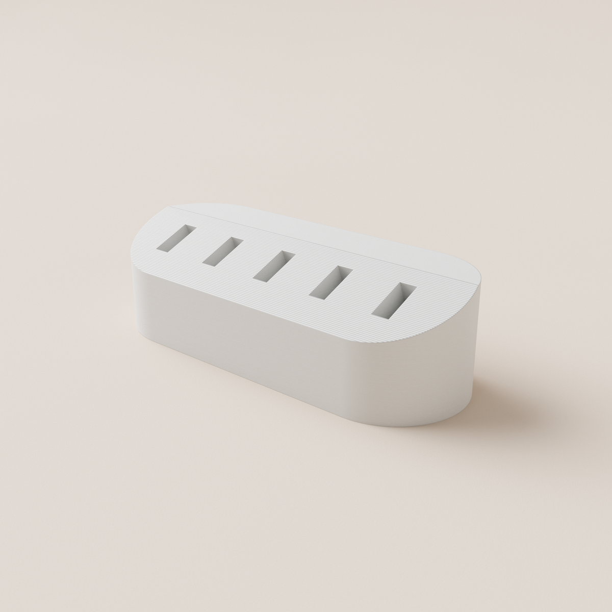 USB Flash Drive Holder – White – hero view