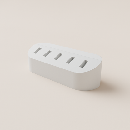USB Flash Drive Holder – White – hero view