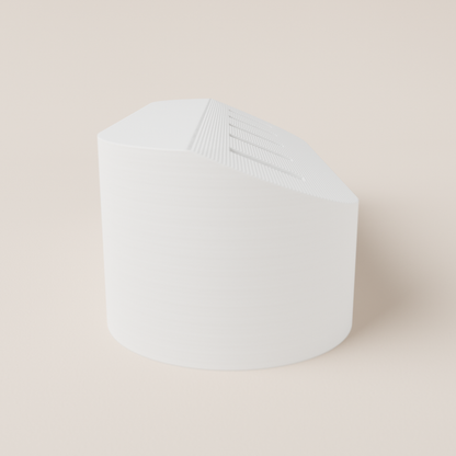 USB Flash Drive Holder – White – side view