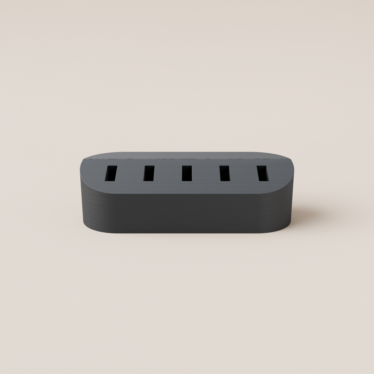 USB Flash Drive Holder – Black – front view