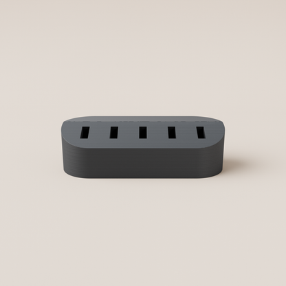 USB Flash Drive Holder – Black – front view