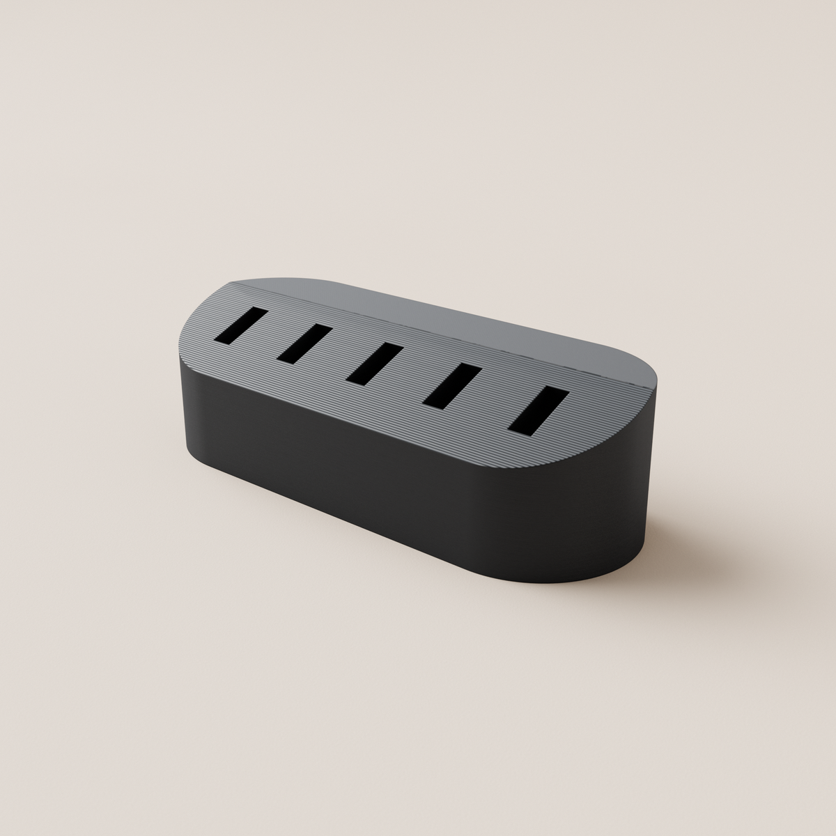 USB Flash Drive Holder – Black – hero view