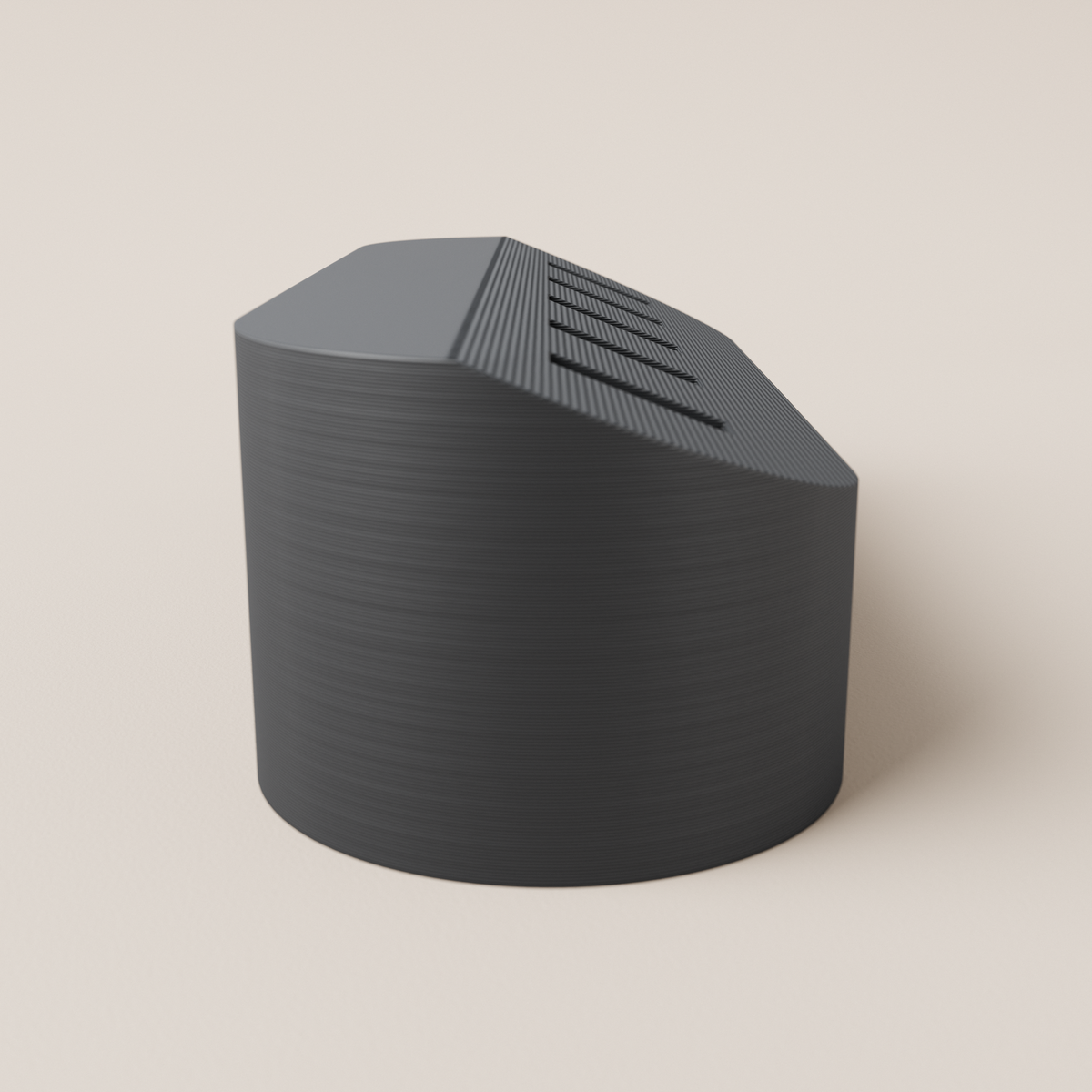 USB Flash Drive Holder – Black – side view