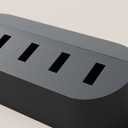 USB Flash Drive Holder – Black – detail view